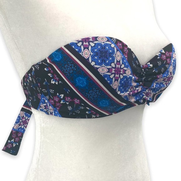 SunDazed Padded Underwire Strapless Bikini Top - Picture 2 of 5